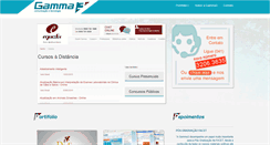 Desktop Screenshot of gamma3.com.br