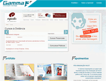 Tablet Screenshot of gamma3.com.br